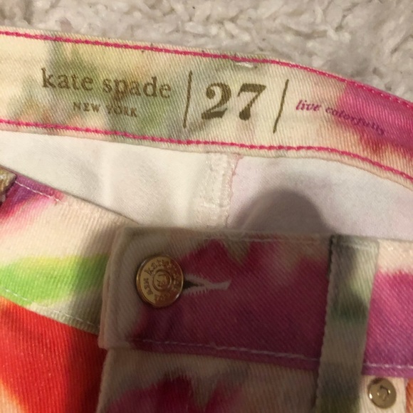 Kate Spade Giverny Watercolour Brooke Street Jeans - Picture 2 of 3